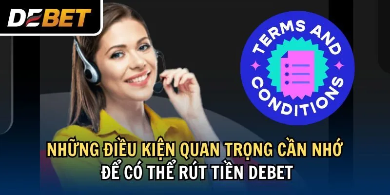 Những điều kiện quan trọng cần nhớ để có thể rút tiền Debet